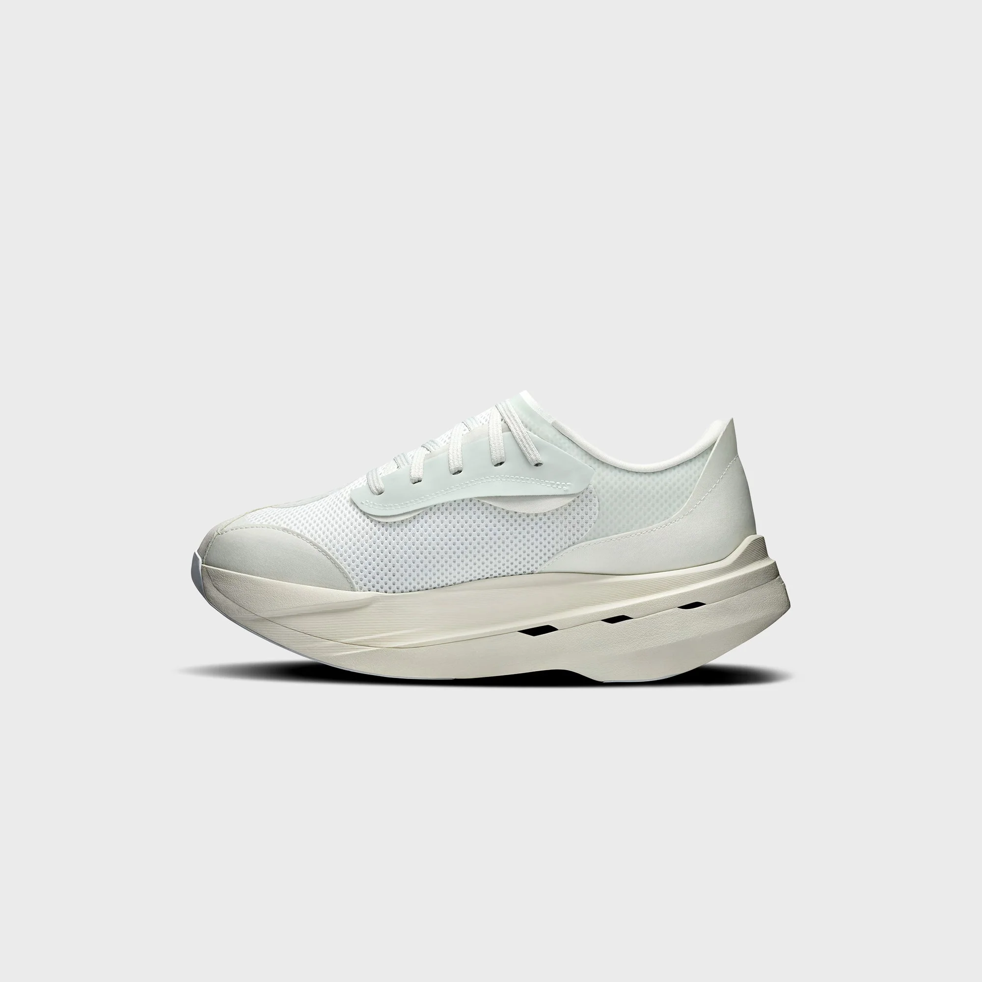 On Running x Post Archive Faction Cloudboom Volt - White / Gale - Image 3