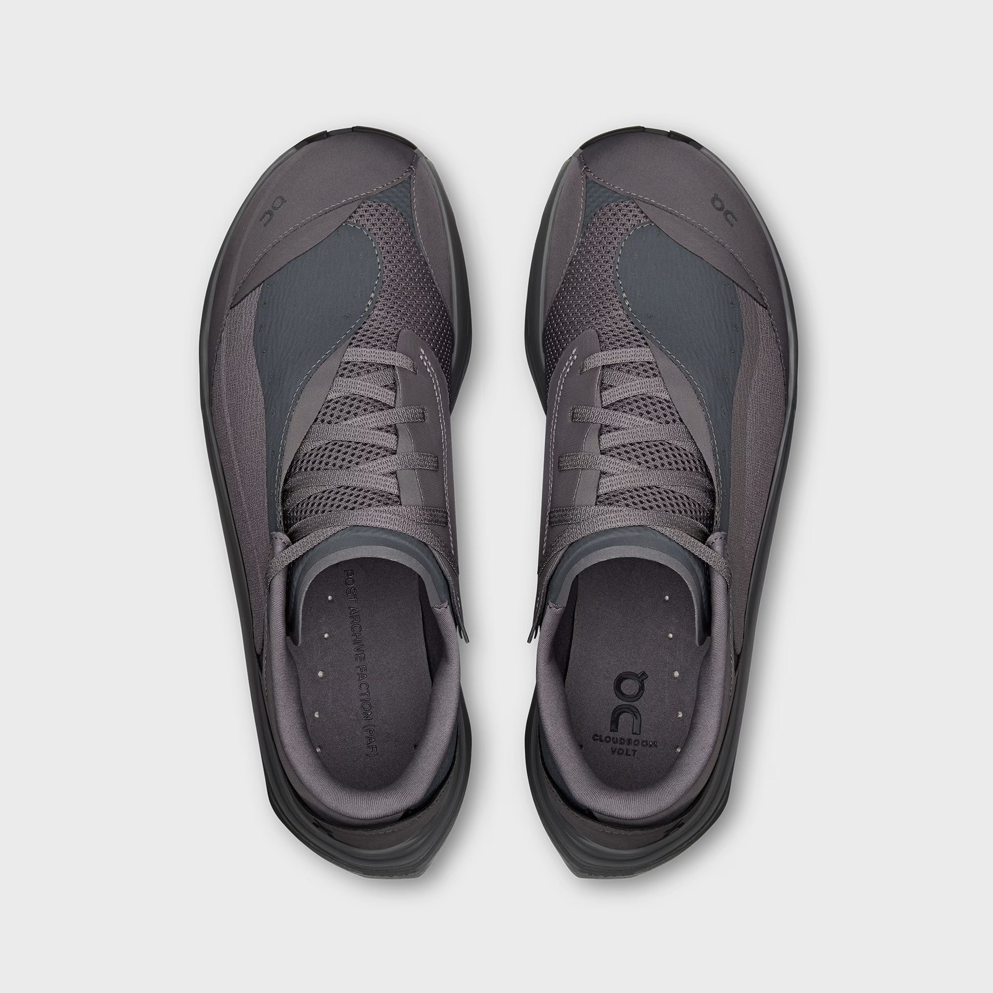 On Running x Post Archive Faction Cloudboom Volt - Ember / Pebble - Image 4