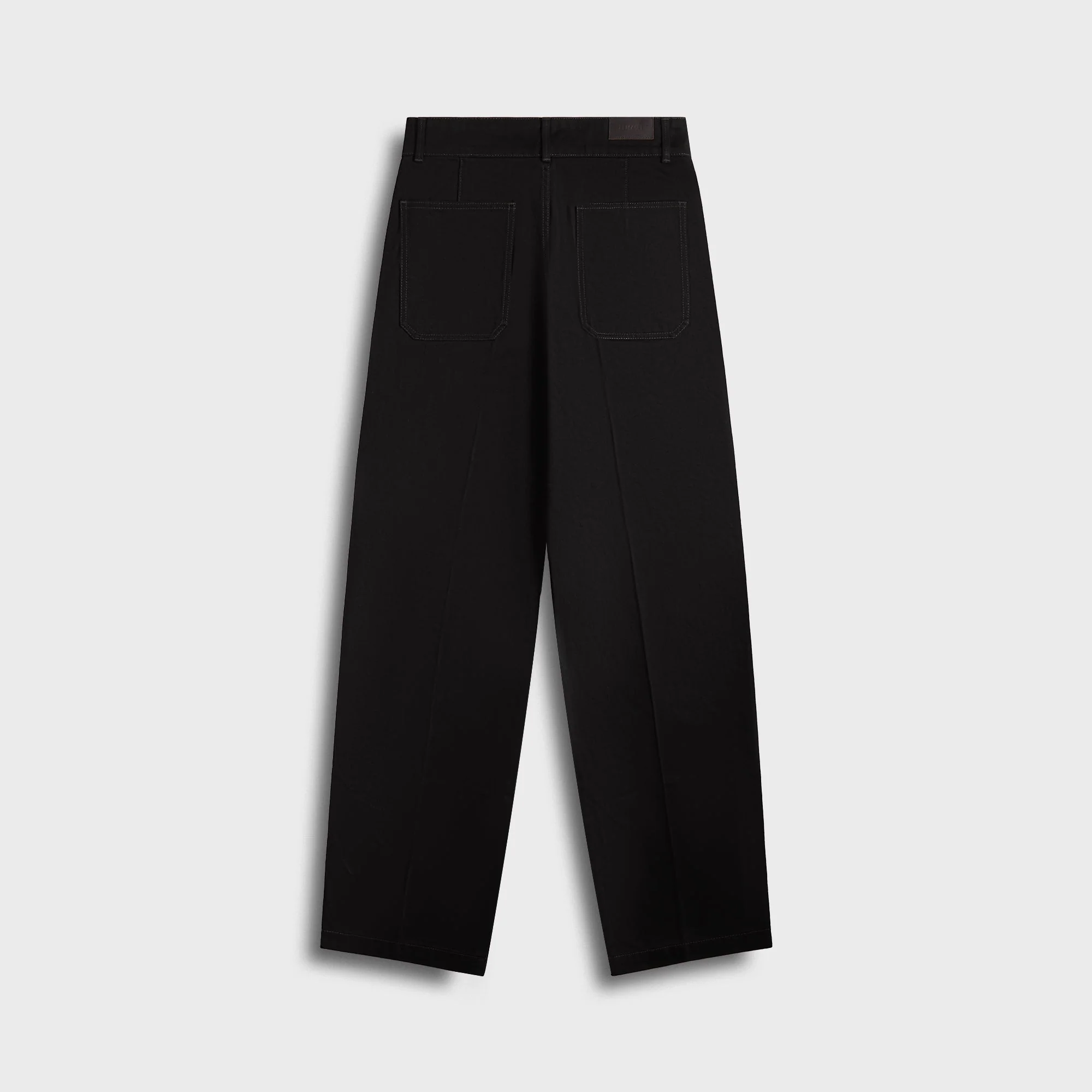 Lemaire Maxi Barrel Workwear Pants - Black - Image 2