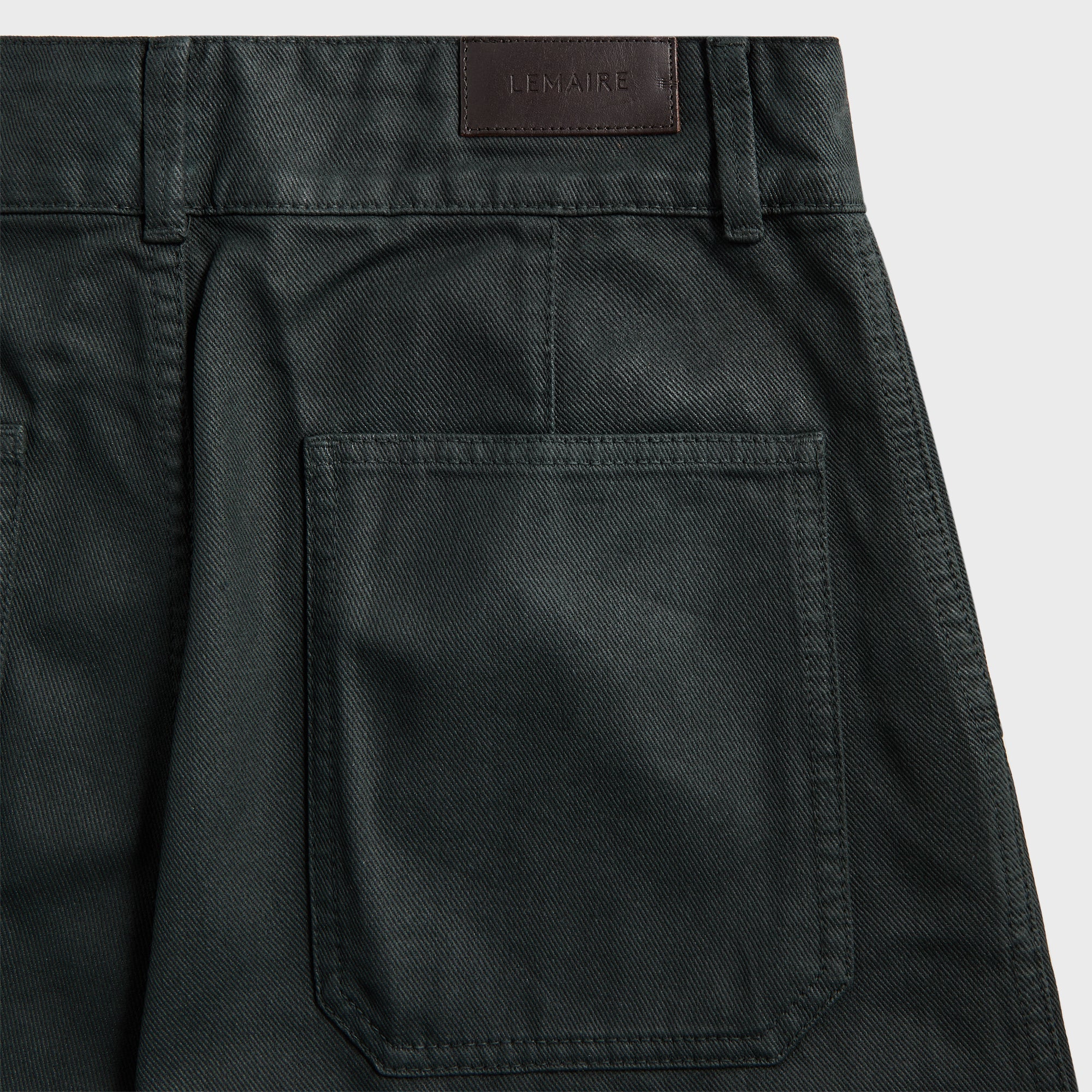Lemaire Maxi Barrel Workwear Pants - Coal - Image 3