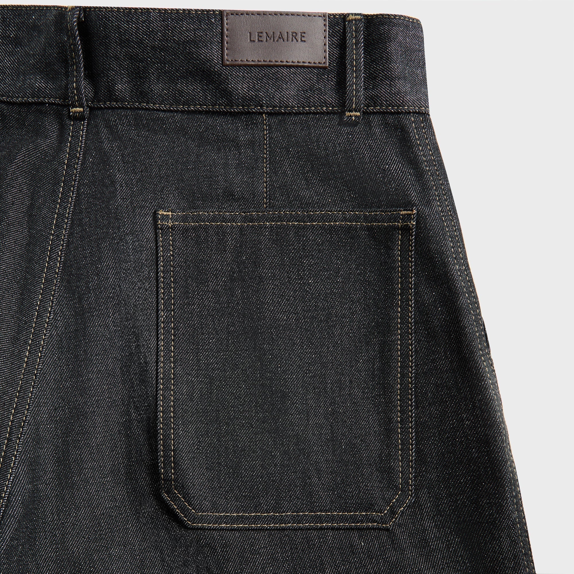 Lemaire Maxi Barrel Workwear Pants - Slate - Image 3