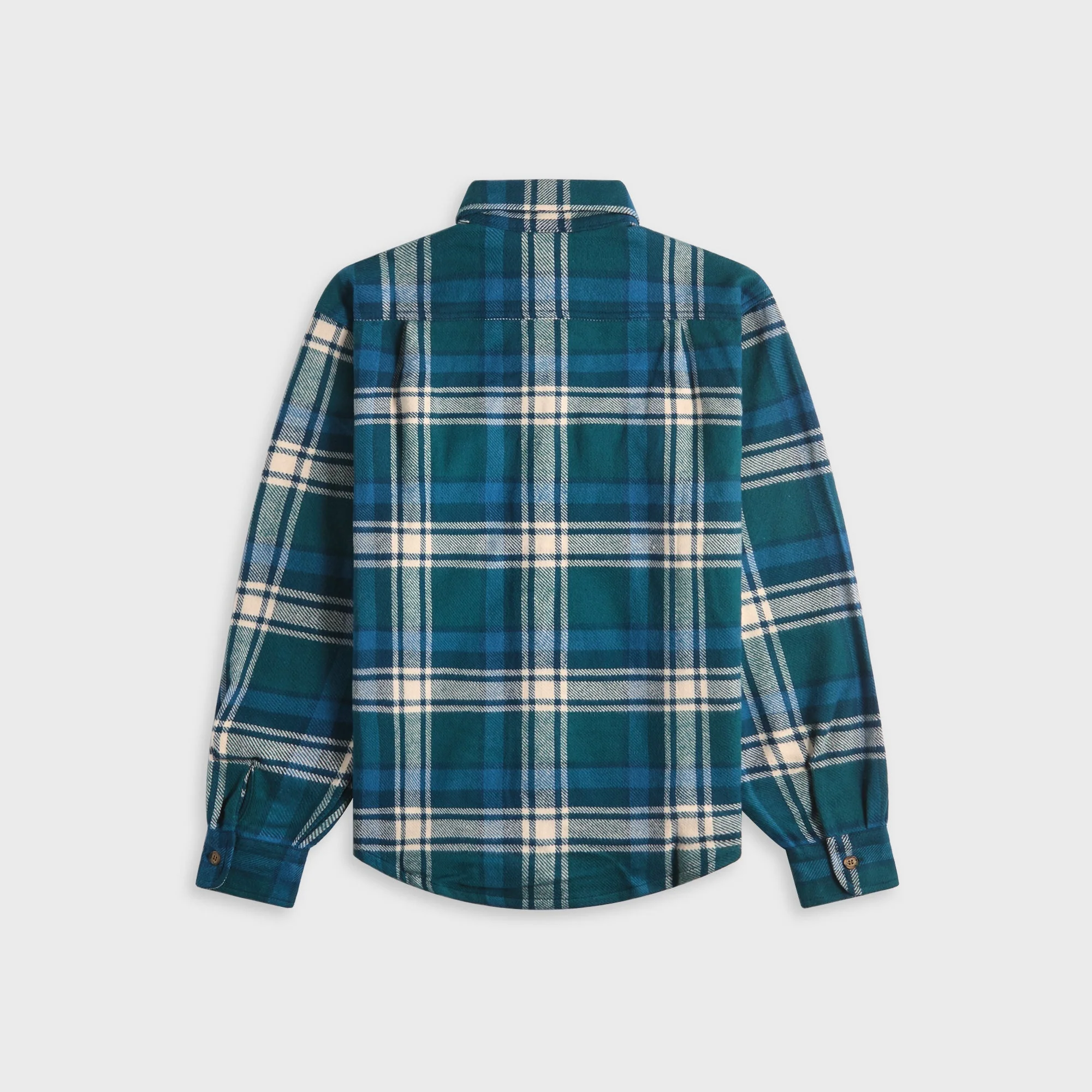 by Parra Crow Flannel Shirt - Pine Green - Image 2