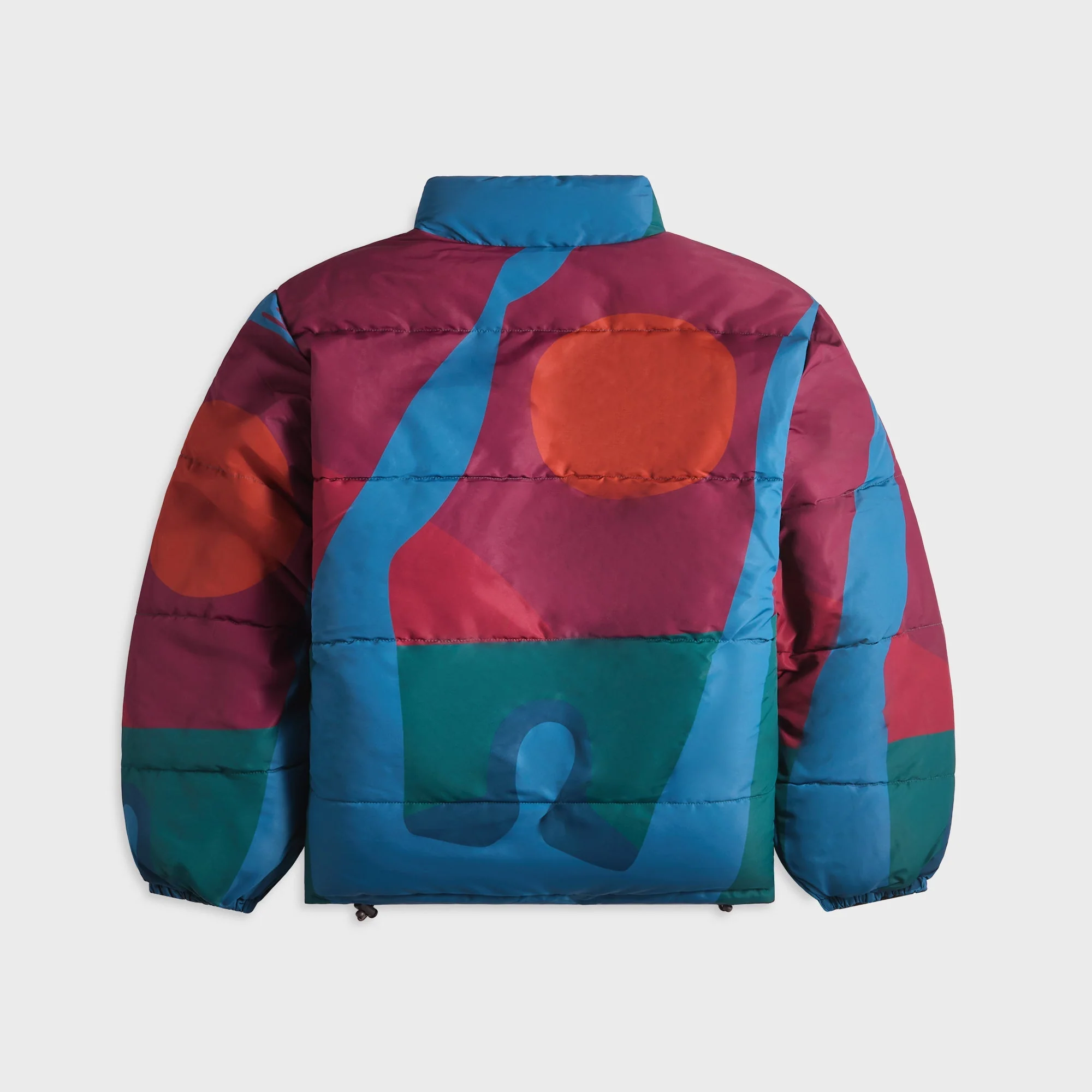 by Parra Protect The Sun Reversible Puffer Jacket - Brown - Image 2