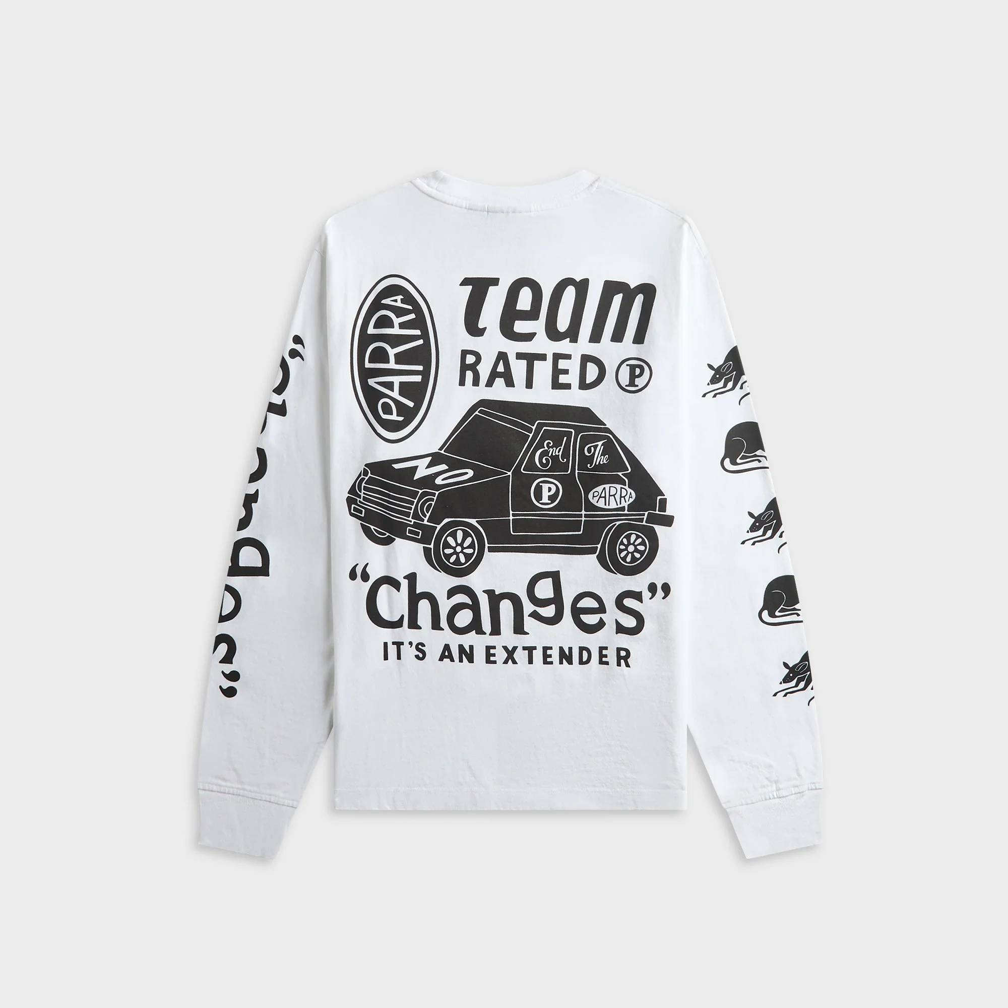 by Parra Team Changes Long Sleeve Tee - White - Image 2