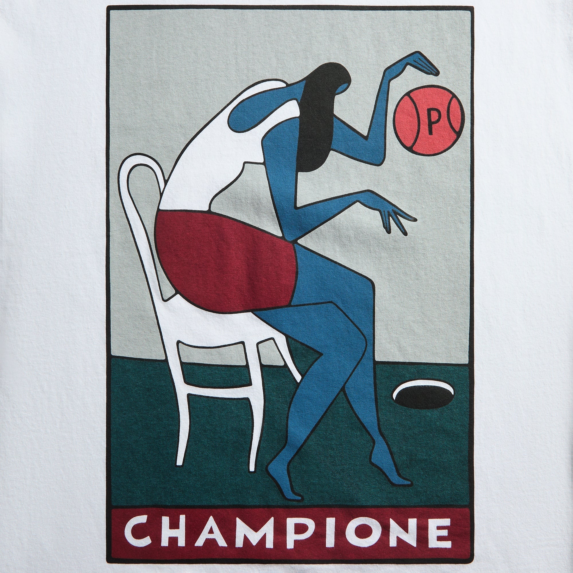 by Parra Champione Tee - White - Image 3