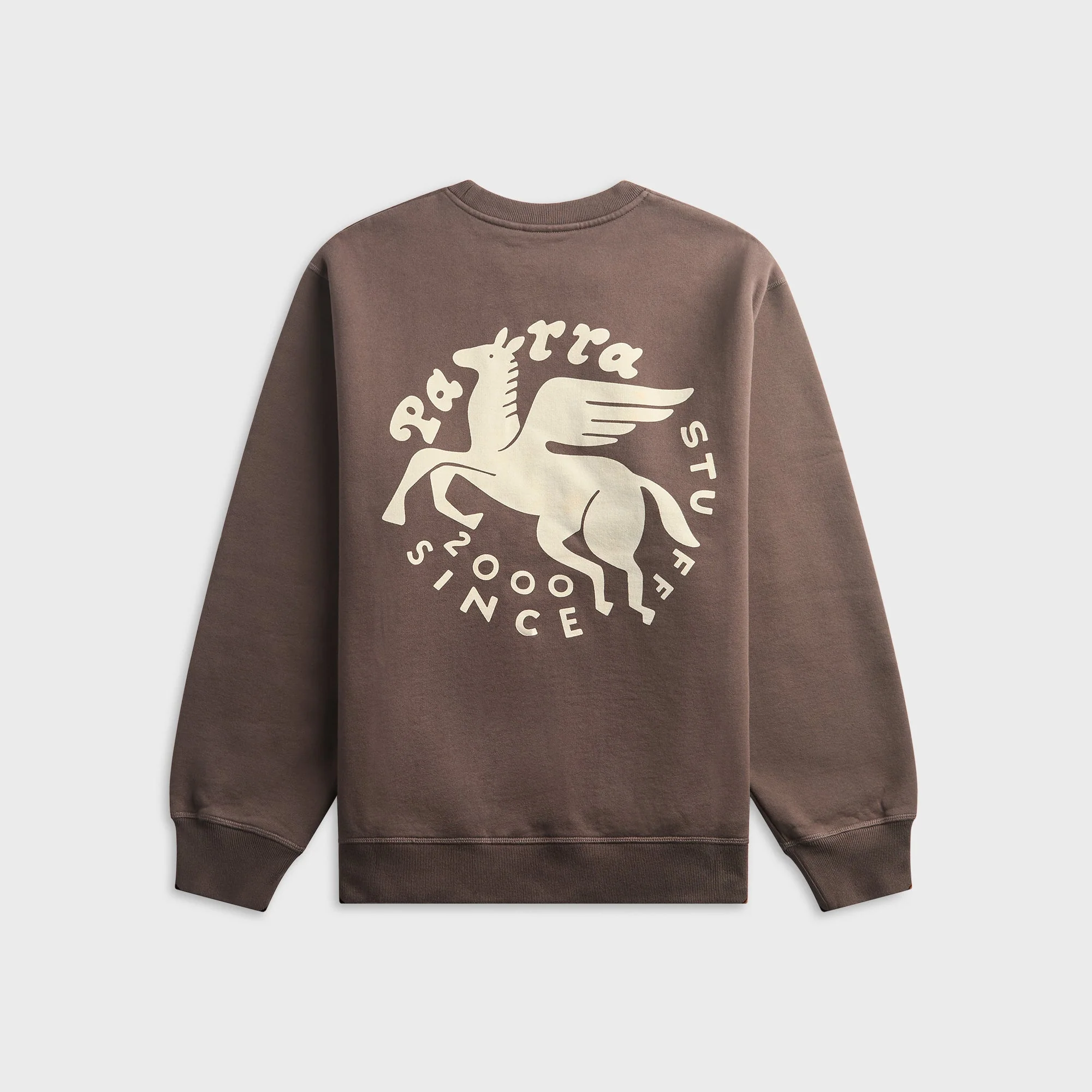by Parra Gasoline Crewneck Sweatshirt - Brown - Image 2