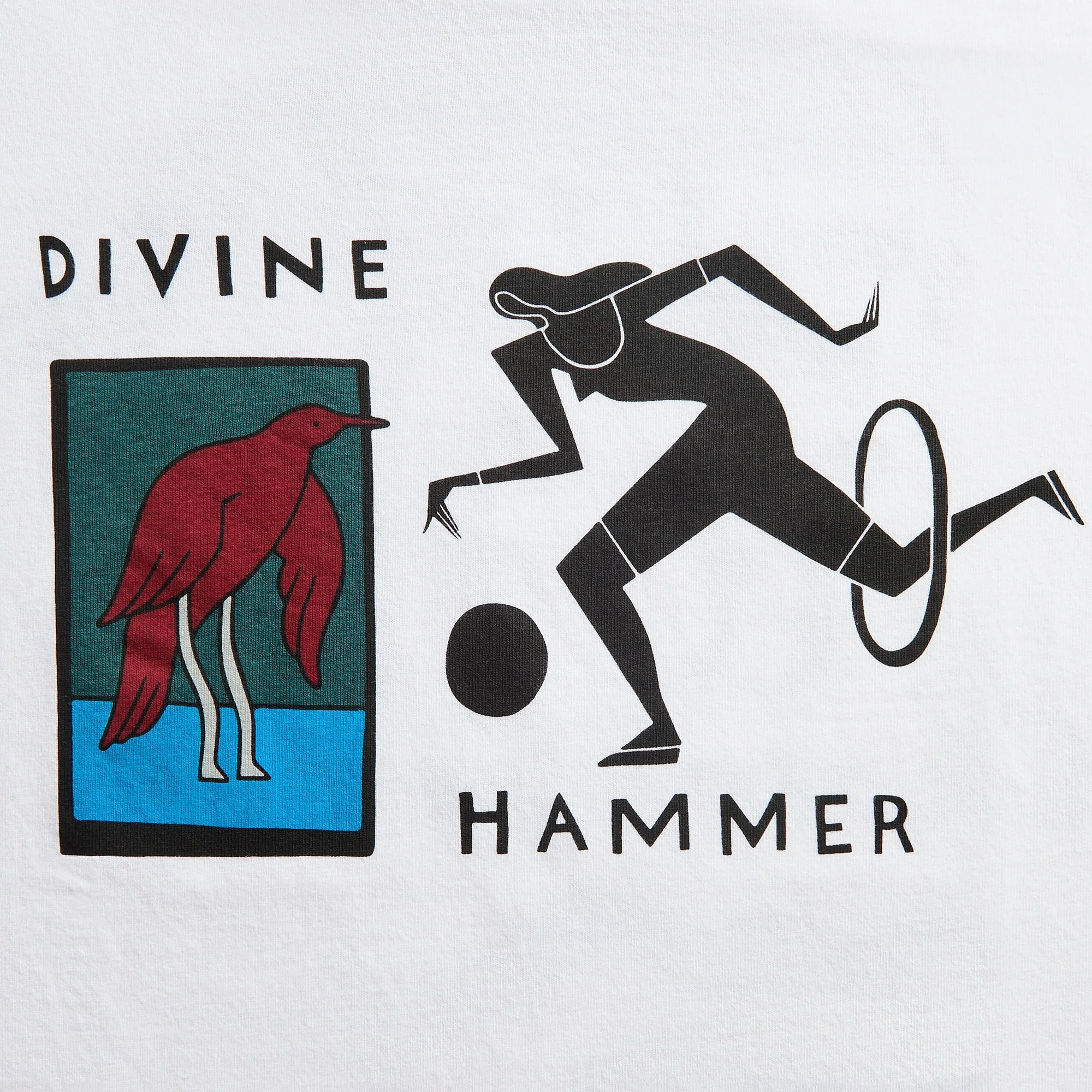 by Parra Divine Hammer Long Sleeve Tee - White - Image 3