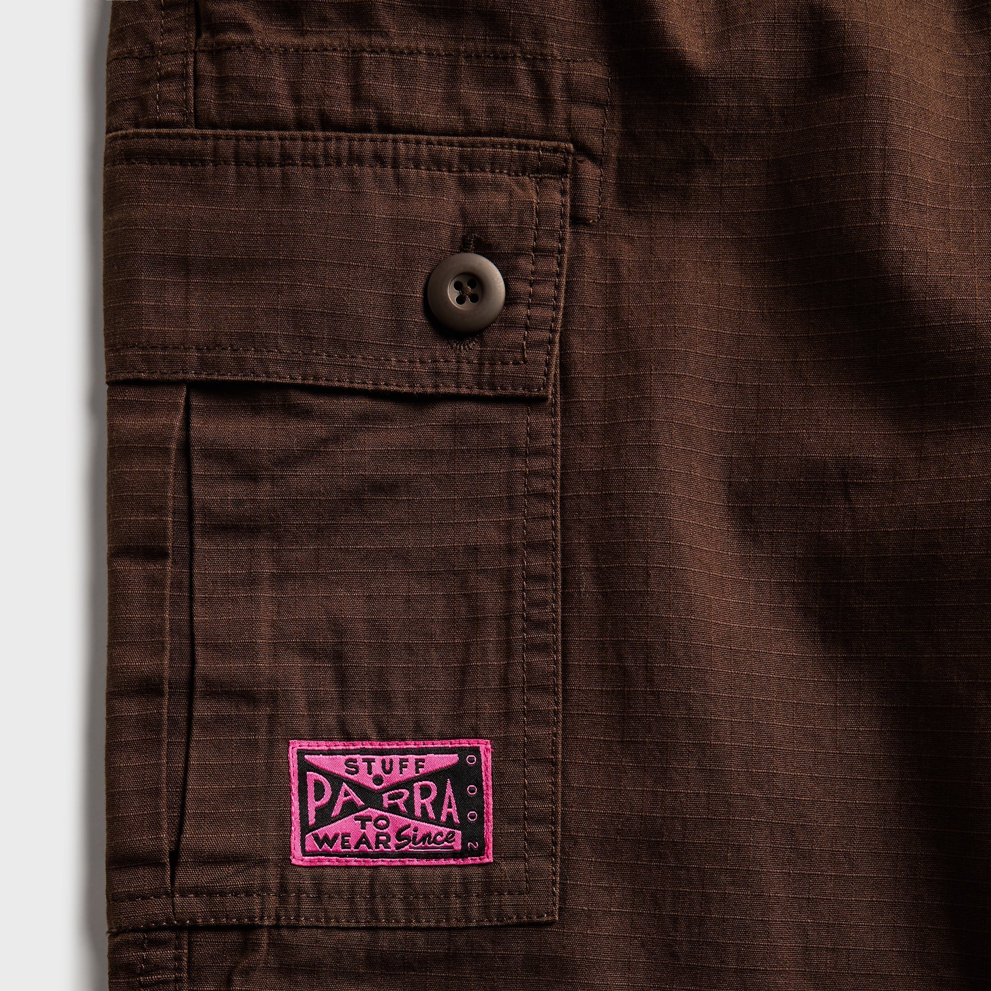 by Parra Stuff Cargo Pant - Brown - Image 3