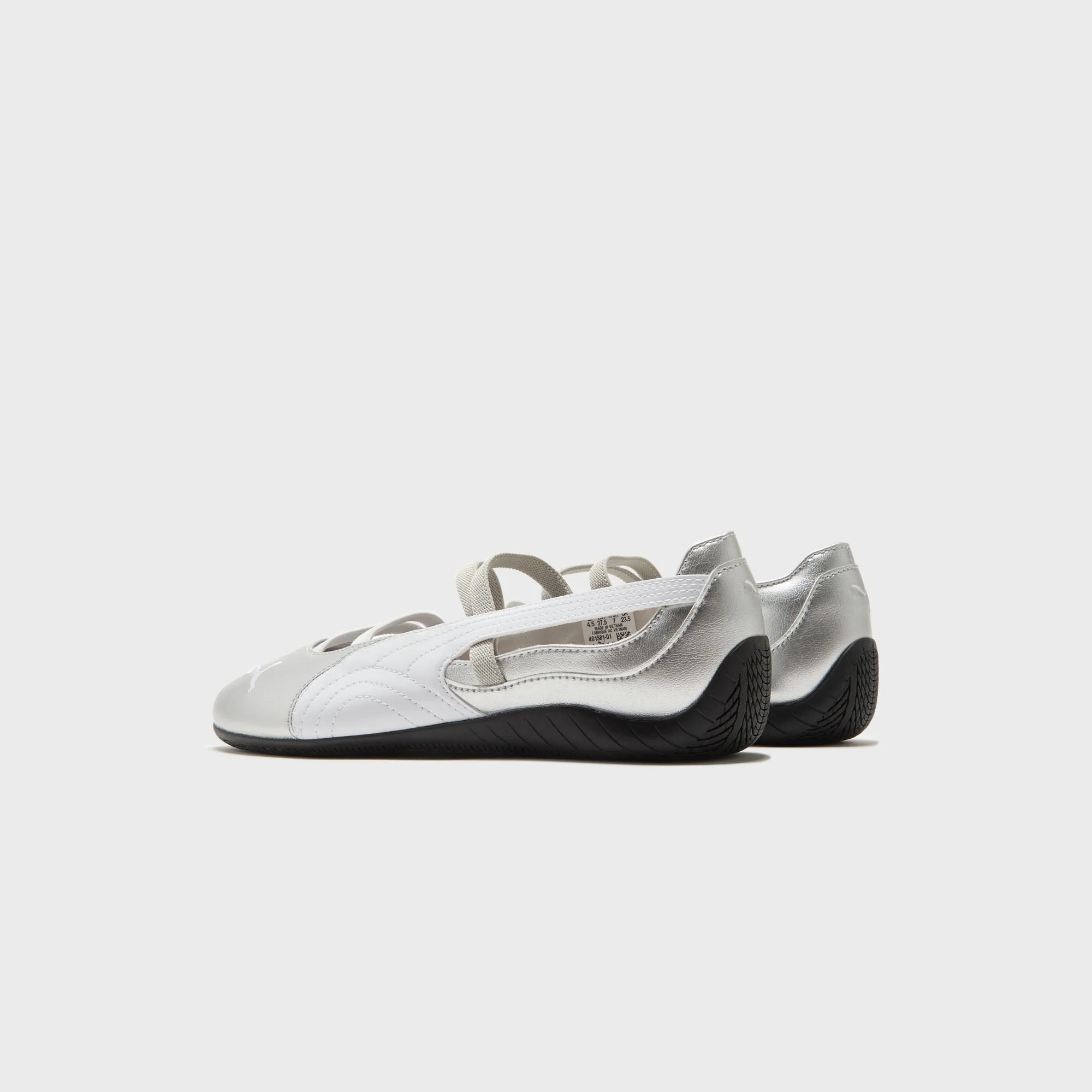 PUMA WMNS Speedcat Ballet Metallic - Puma Silver / Puma White - Image 4