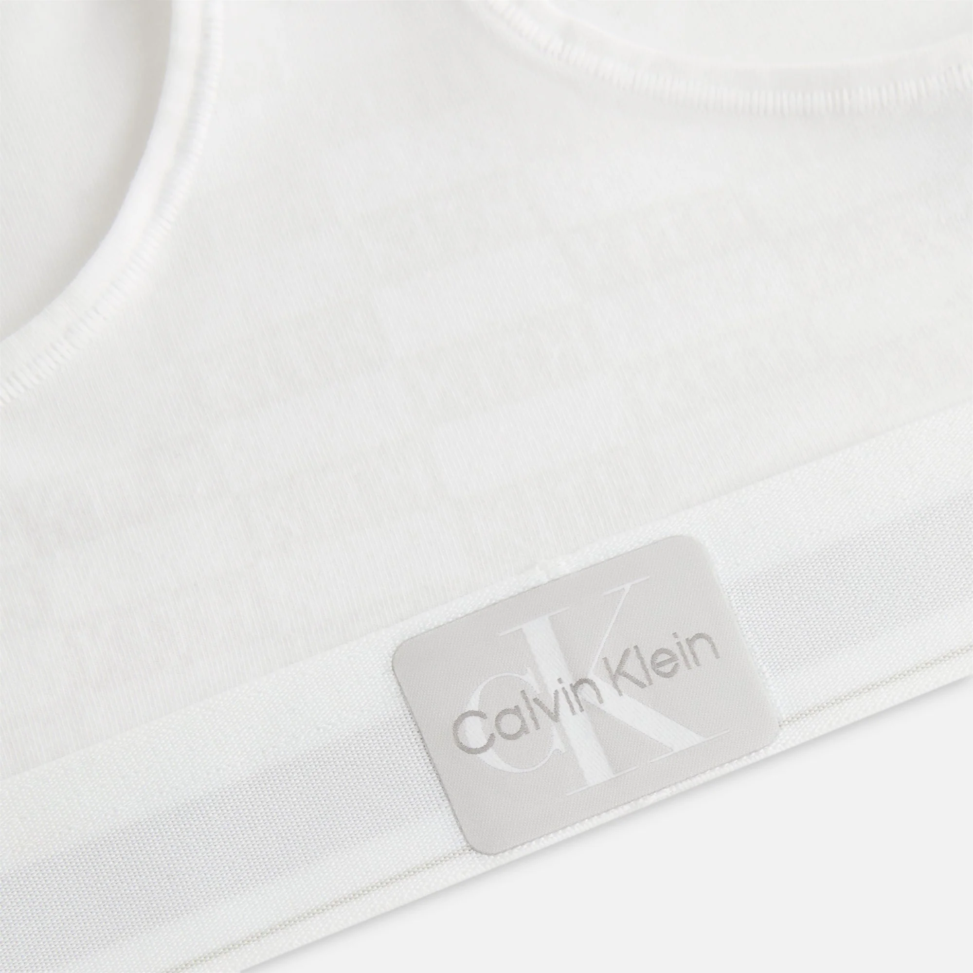 Kith Women for Calvin Klein Classic Bralette - White - Image 3
