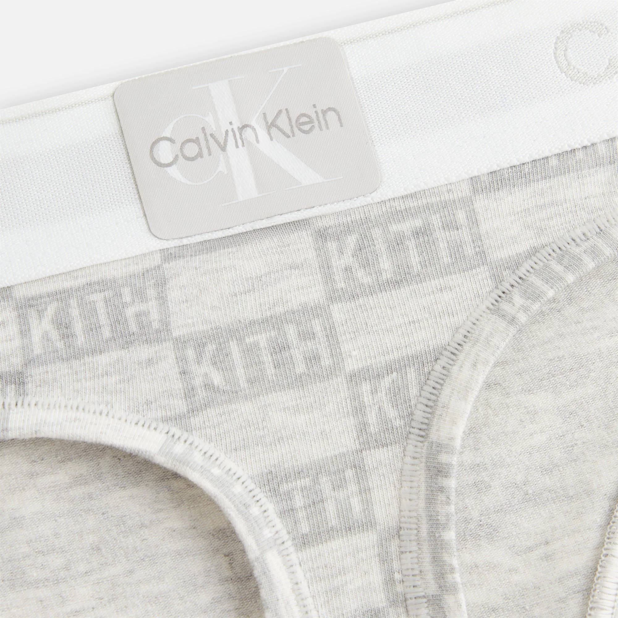 Kith Women for Calvin Klein Thong - Light Heather Grey - Image 3