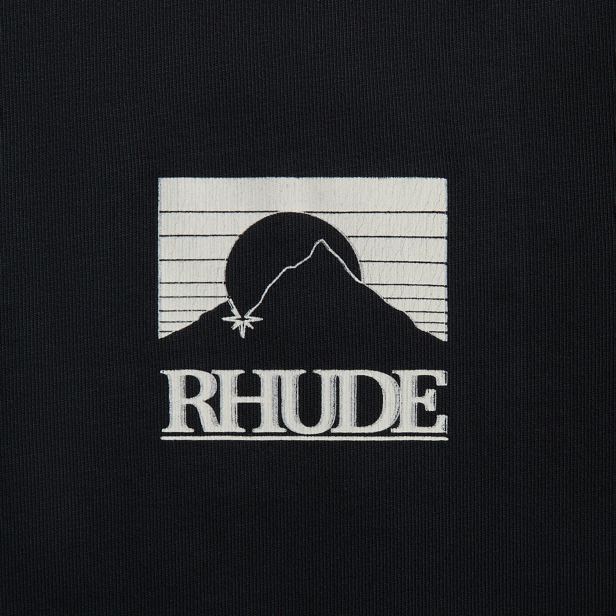 Rhude Moonlight Pack Tee - Vintage Black / White - Image 3