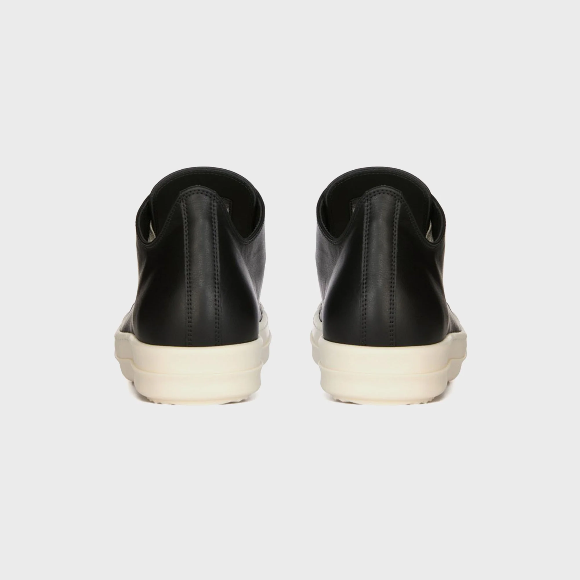 Rick Owens SS26 Temple Low Sneaks - Black / Milk - Image 3