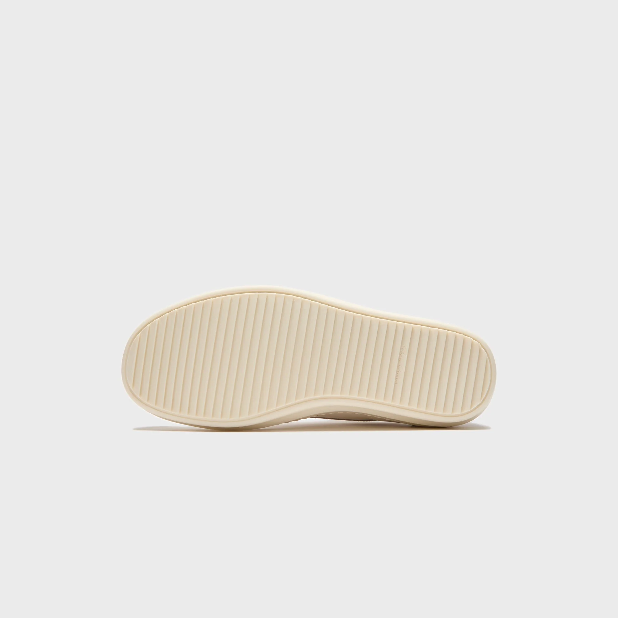 Rick Owens Scarpe In Pelle Vintage Sneaks - Milk / Milk / Milk - Image 5