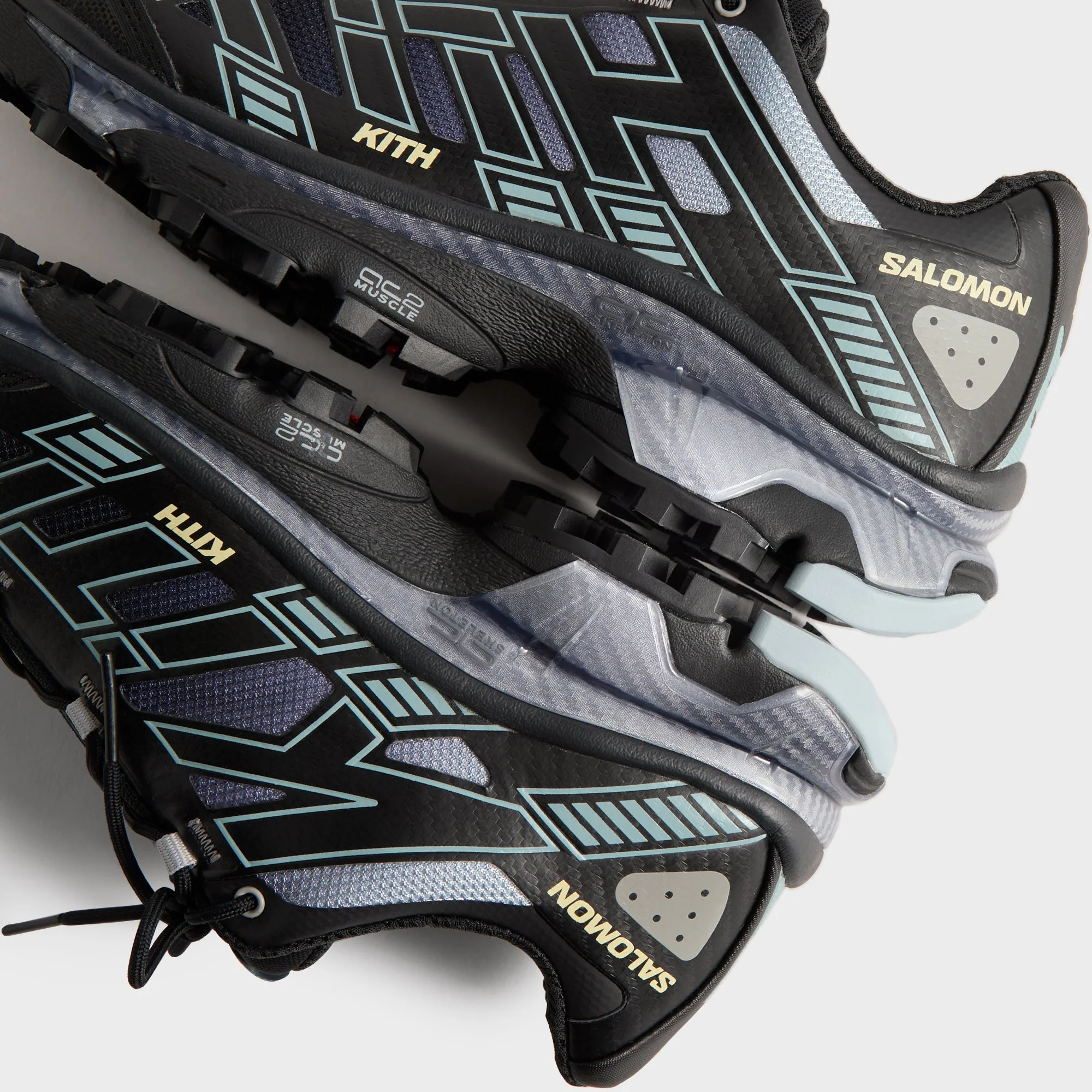 Kith for Salomon XT-4K - Black / Alloy / Blue Fog - Image 10
