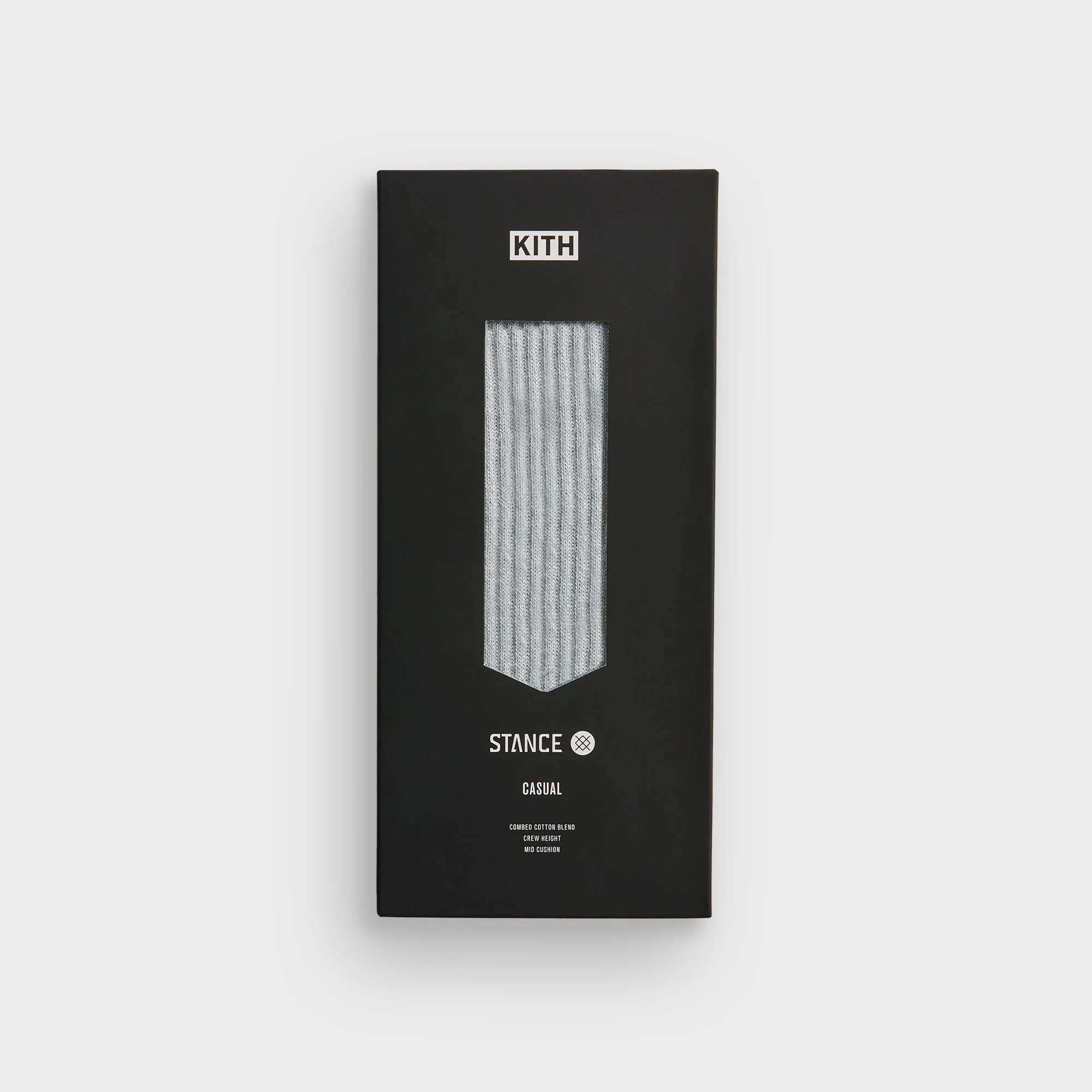 Kith Classics for Stance 2.0 Classic Crew Socks - Grey - Image 3
