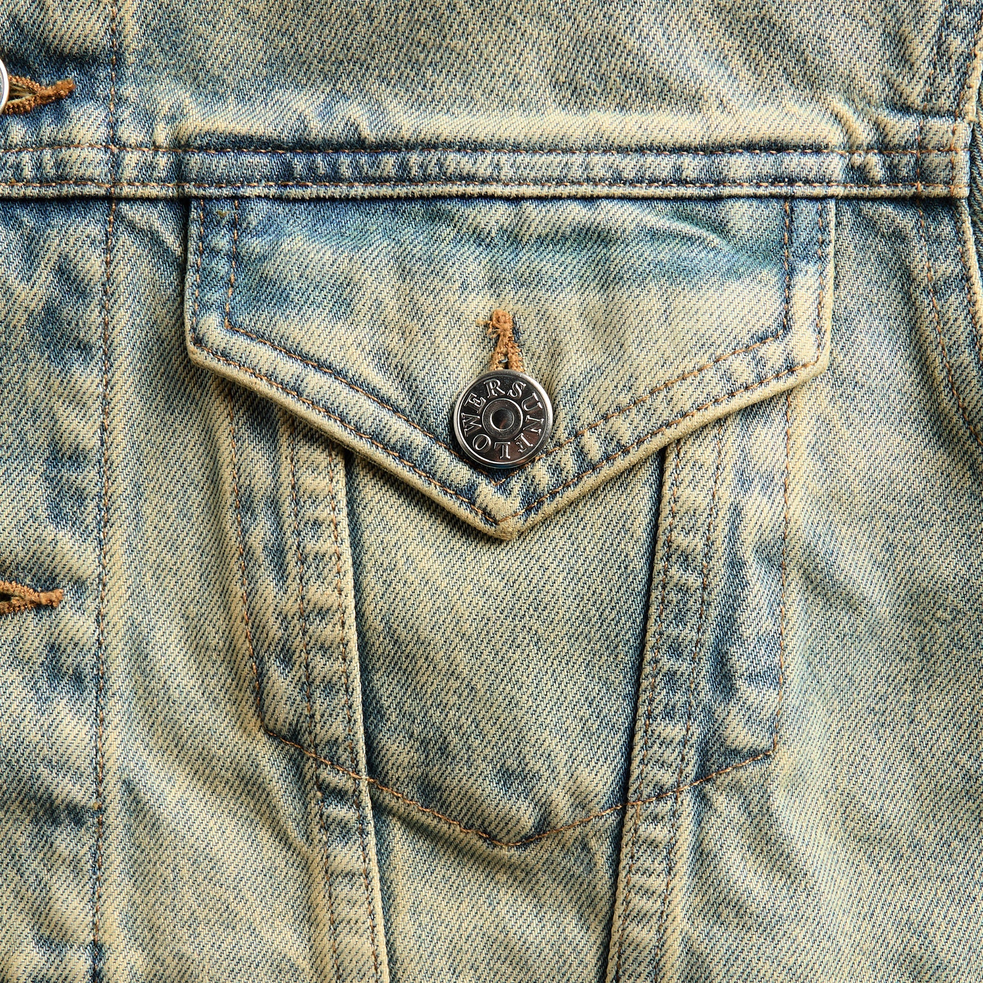 Sunflower Trucker Jacket - Light Vintage Dust - Image 3