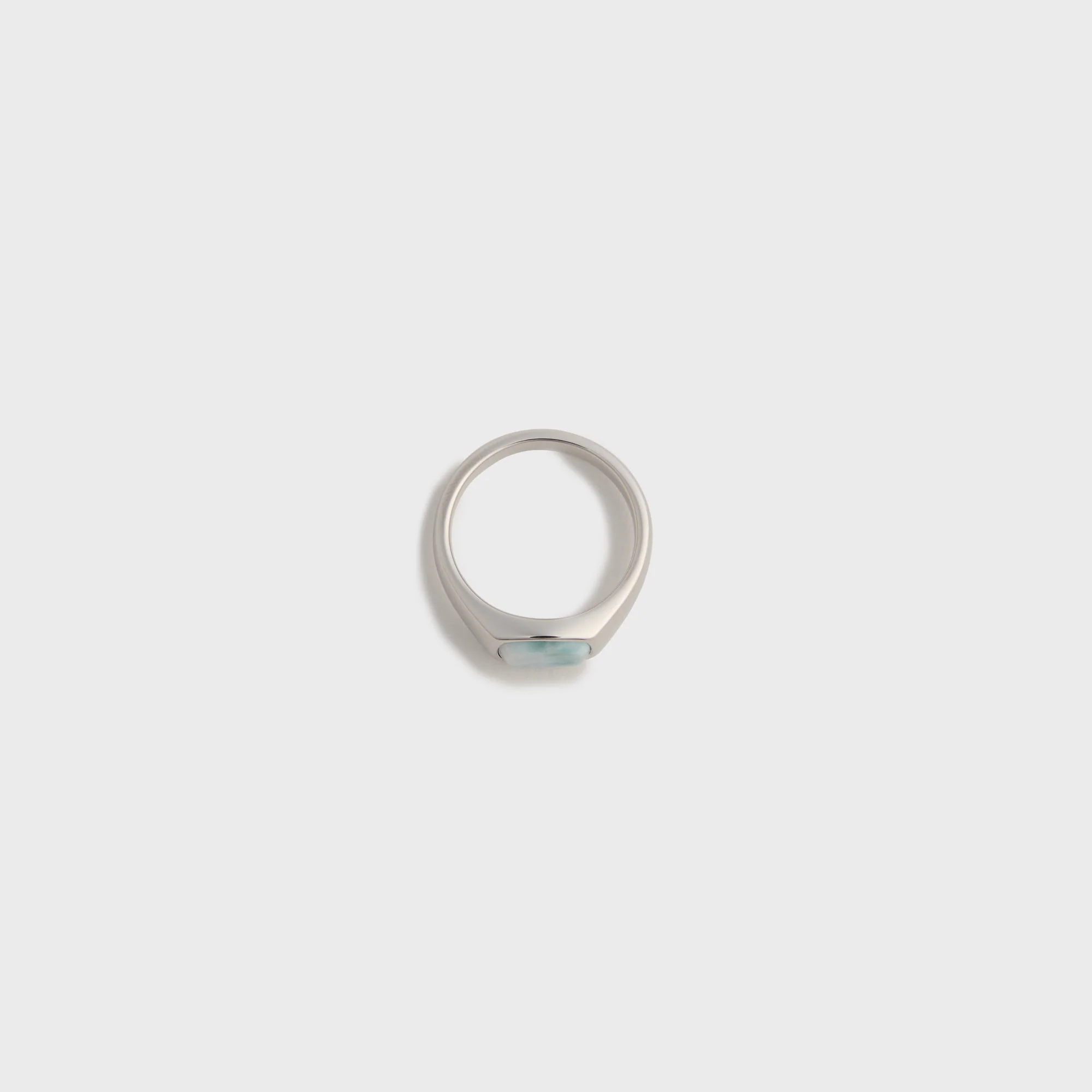Tom Wood Kay Ice Blue Ring - Silver - Image 2