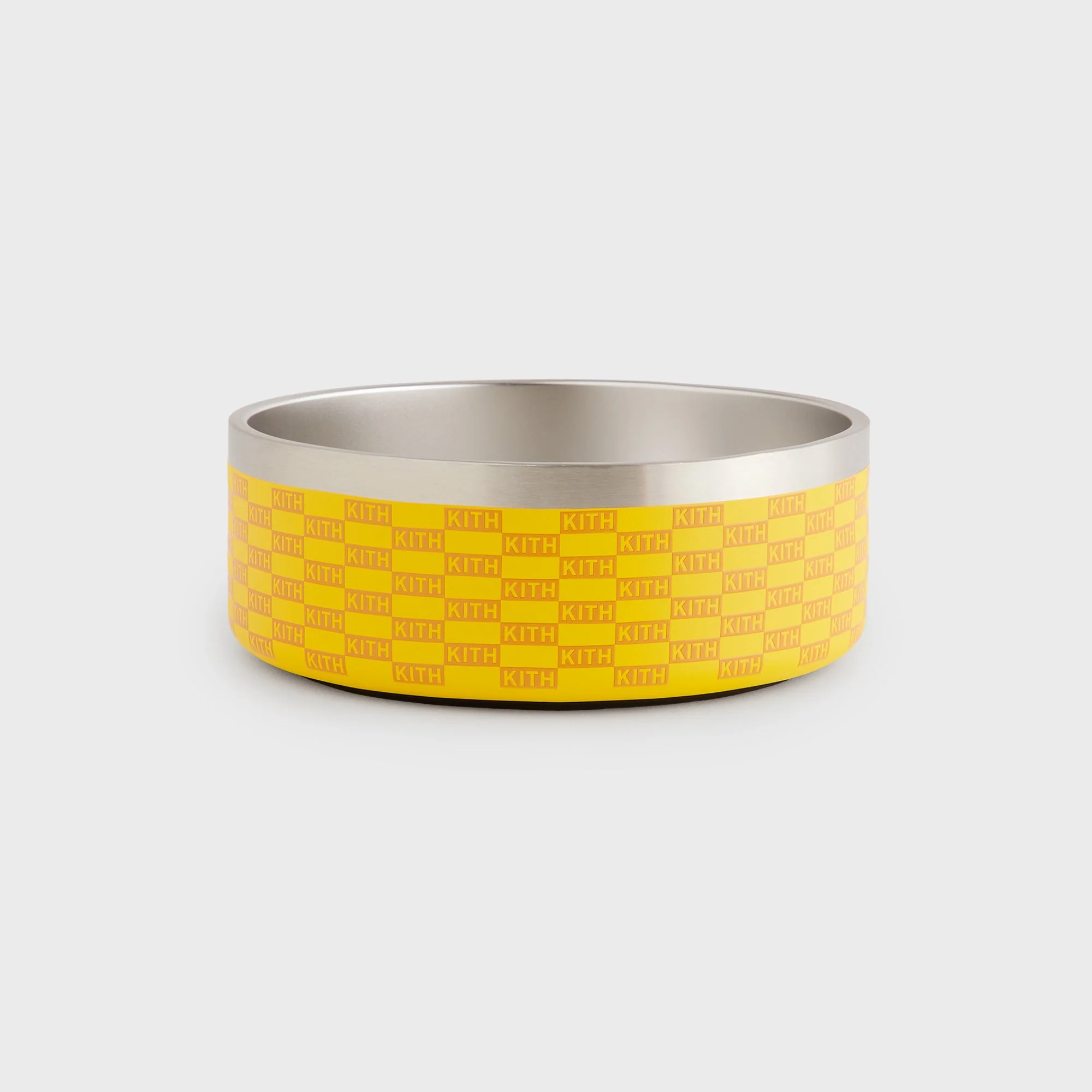 Kith for wagwear Metal Dog Bowl - Yellow - Image 3