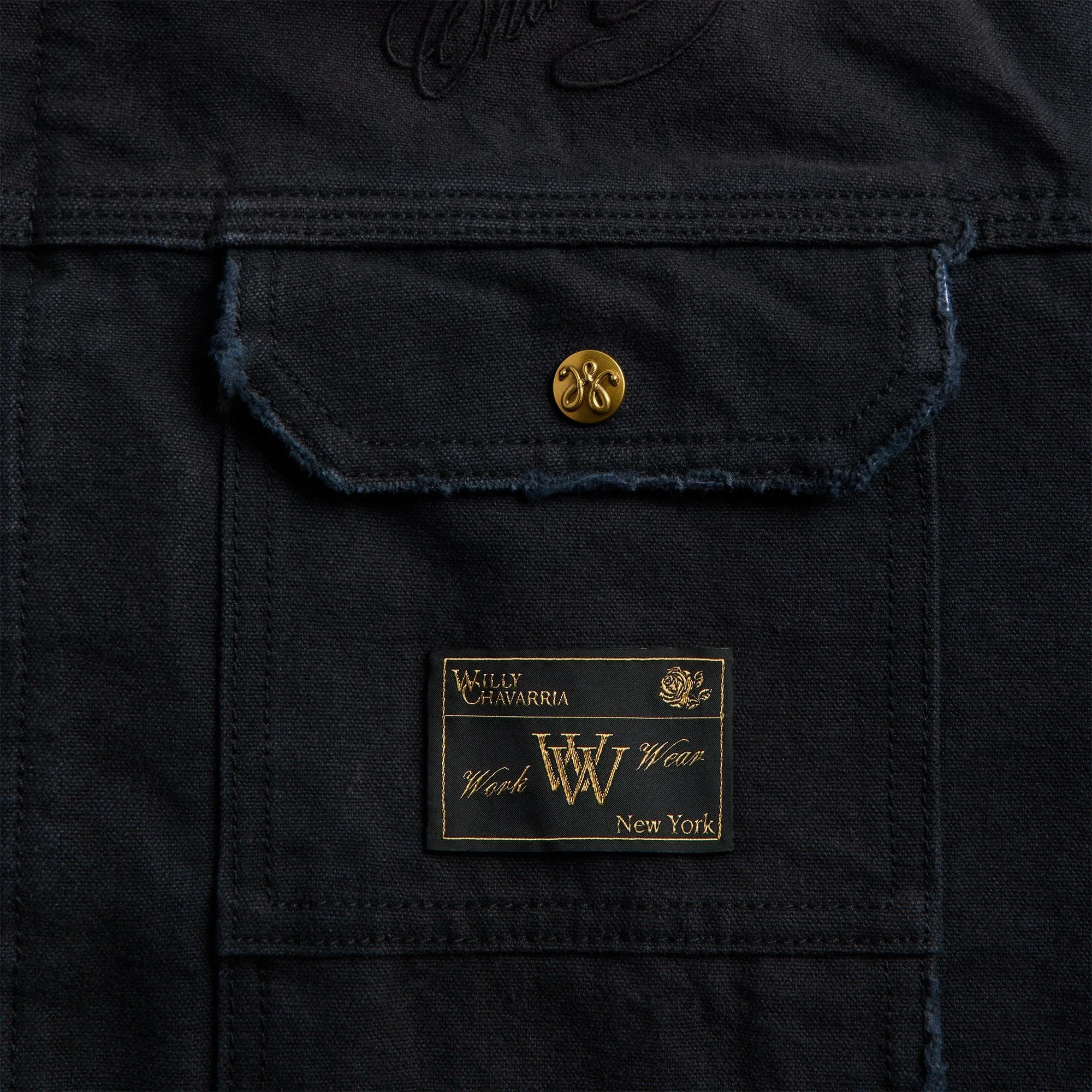 Willy Chavarria Stotckton Work Jacket - Black - Image 3