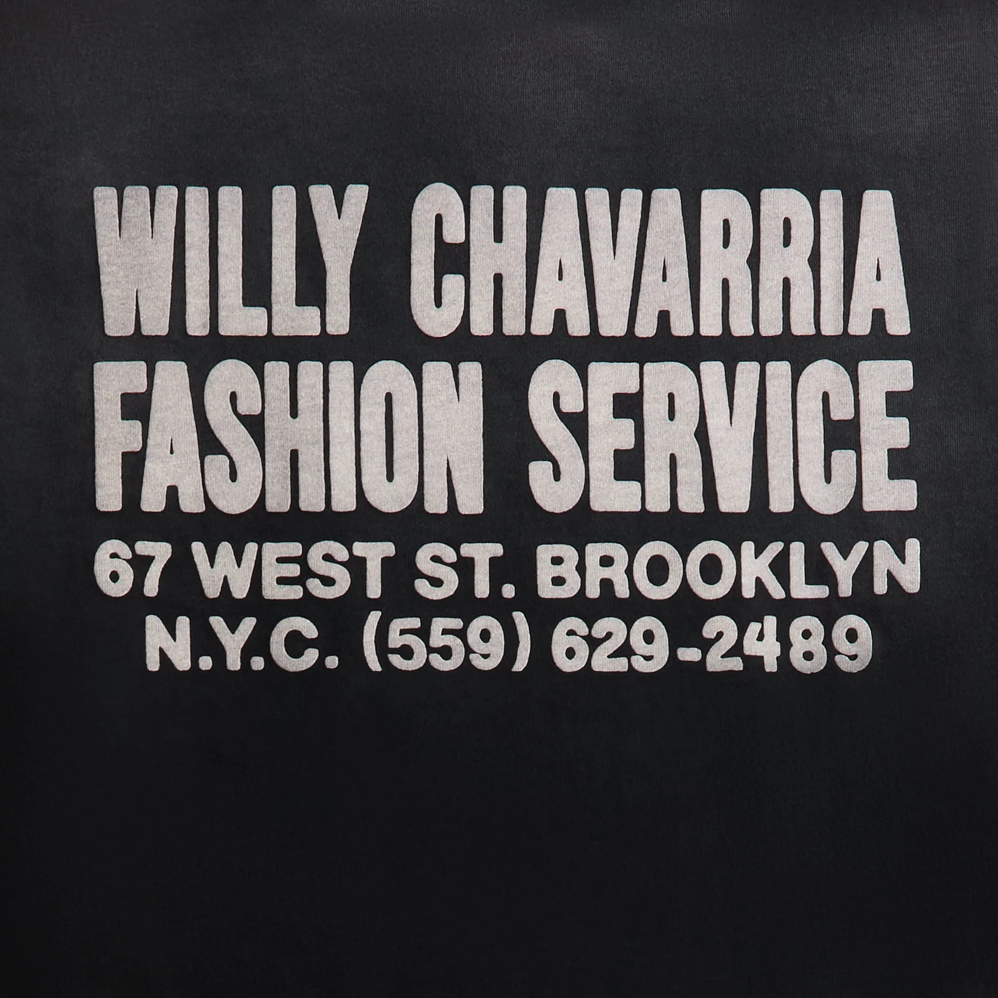 Willy Chavarria Fashion Services Buffalo Tee - Black - Image 3