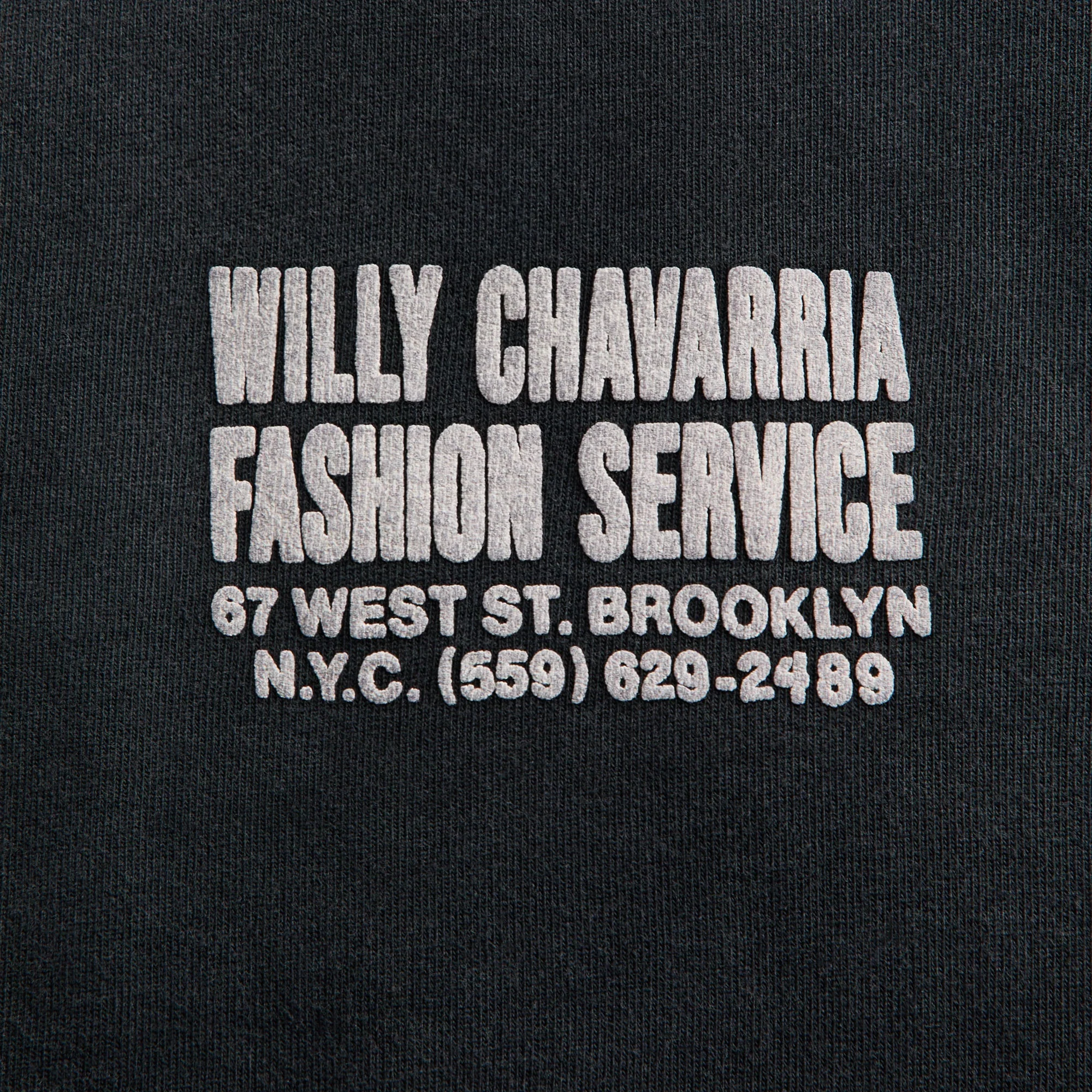 Willy Chavarria Fashion Services Buffalo Tee - Black - Image 4