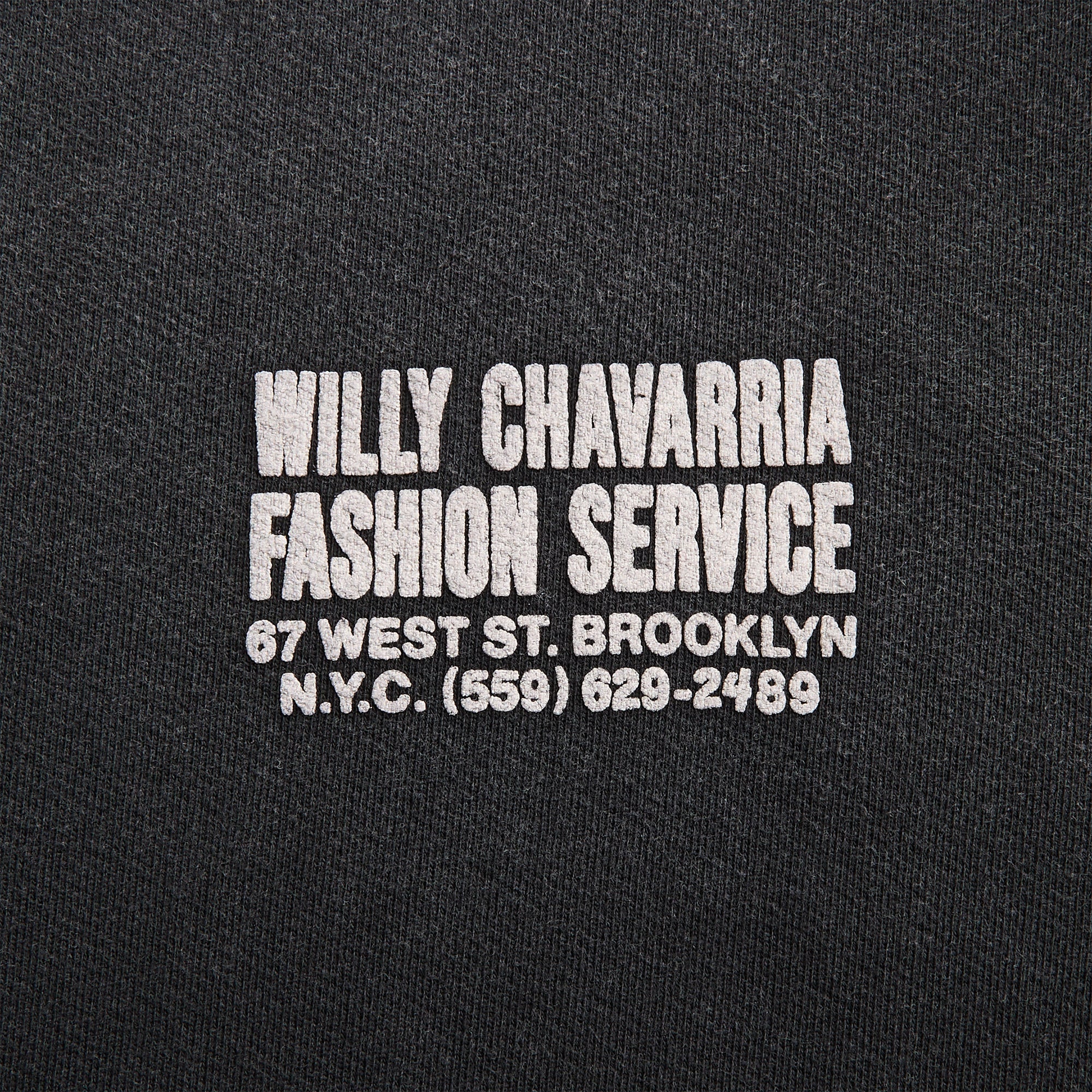 Willy Chavarria Fashion Services Hooligan Hoodie - Black - Image 3
