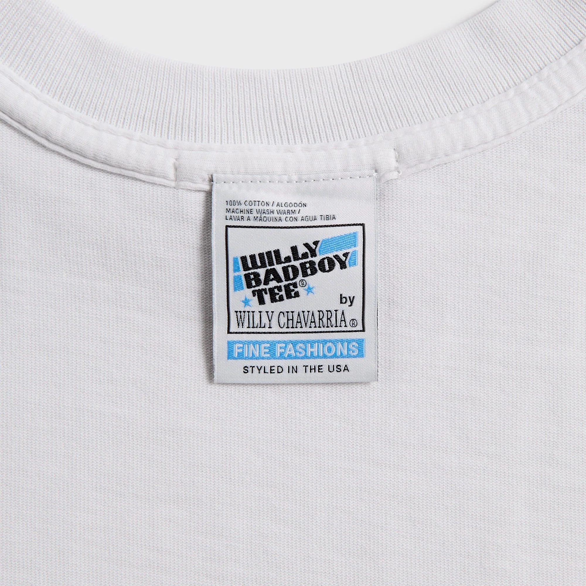 Willy Chavarria Inside Out "Willy" Buffalo Tee - White - Image 3