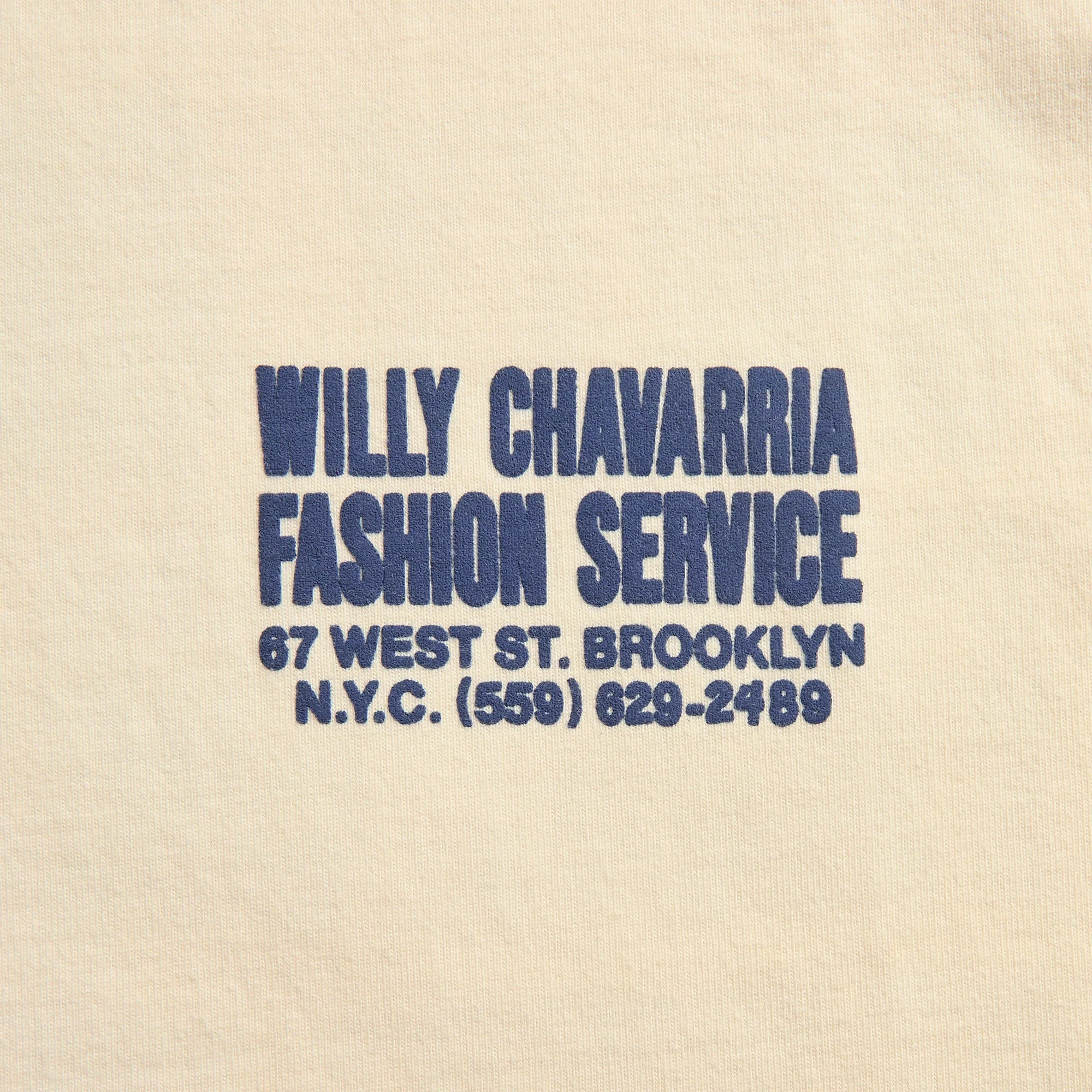 Willy Chavarria Fashion Services Standard Tee - Masa - Image 3
