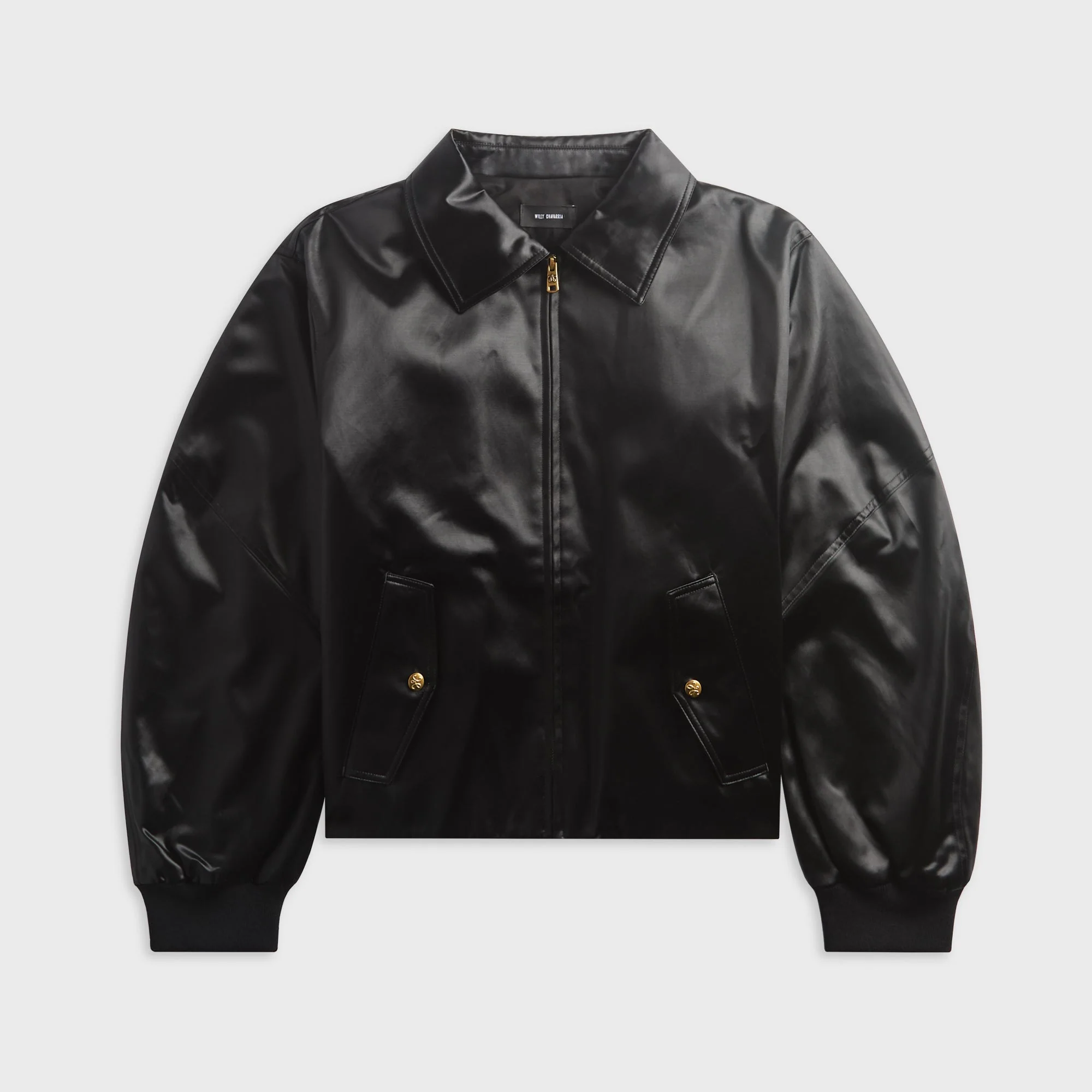 Willy Chavarria Opera Bomber Jacket - Black