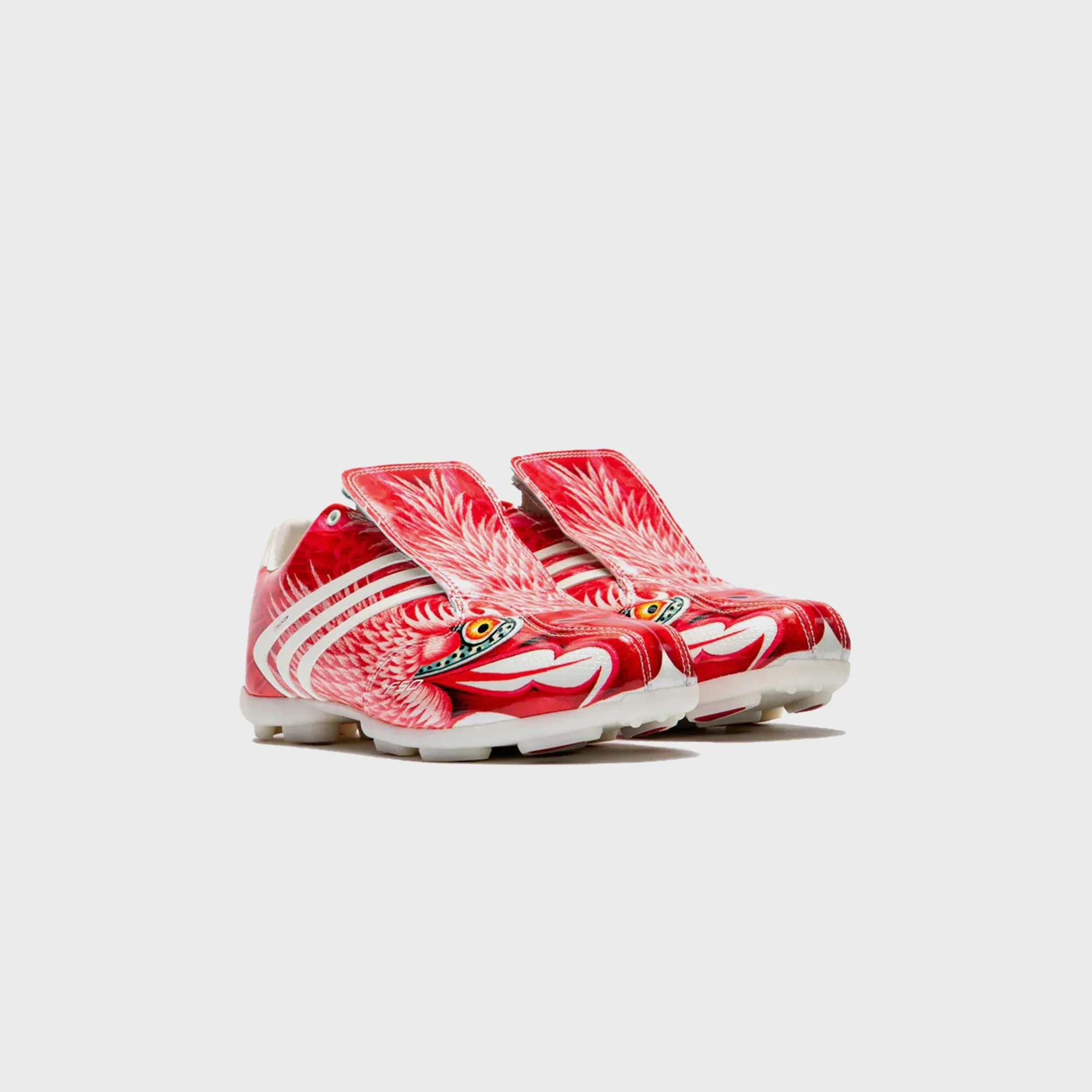 adidas x Y-3 F50 Tunit - Off White / Active Maroon - Image 3